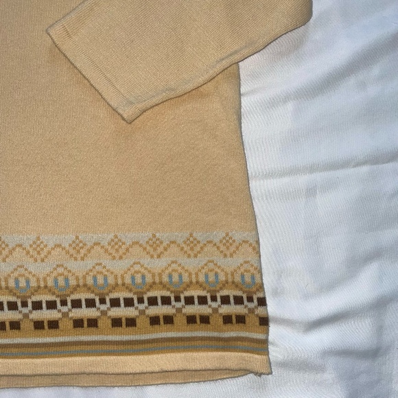 Norton McNaughton Yellow Sweater Top — Size S - Picture 4 of 5